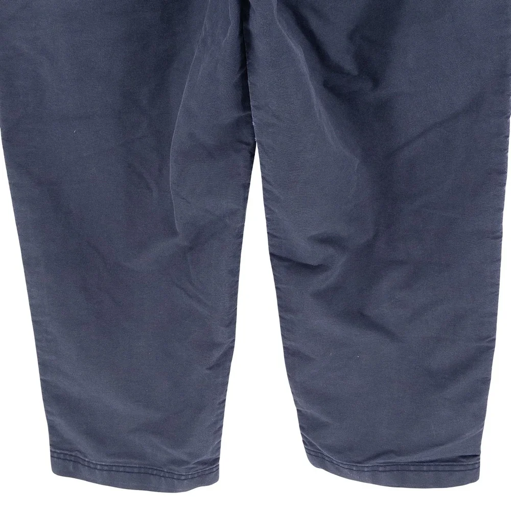 REI Co-op Womens Medium Campwell Pants Navy Blue High Rise Elastic Waist Hiking